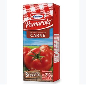 Salsa de tomate pomarola carne, 213 gr