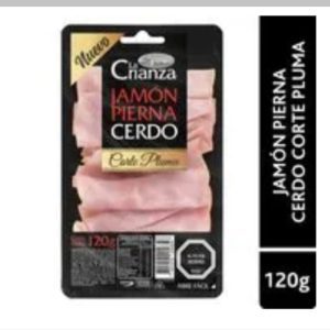 Jamon pierna cerdo la crianza 120 gr