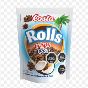 Rolls crispy coco 120 gr
