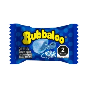 Chicles bubbaloo mora azul