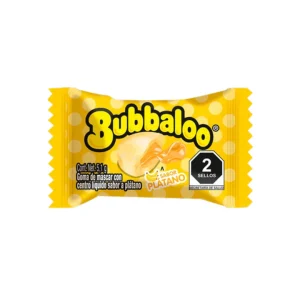 Chicles bubbaloo platano
