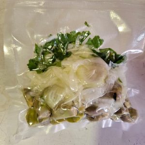 Haba con cebolla y cilantro 300 gr