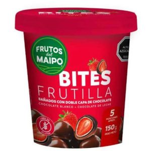 Bites Frutillas Dark 150 gr
