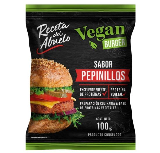 Vegan Burger sabor Pepinillo 100 gr