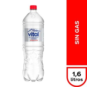 Agua sin gas 1.6 lt