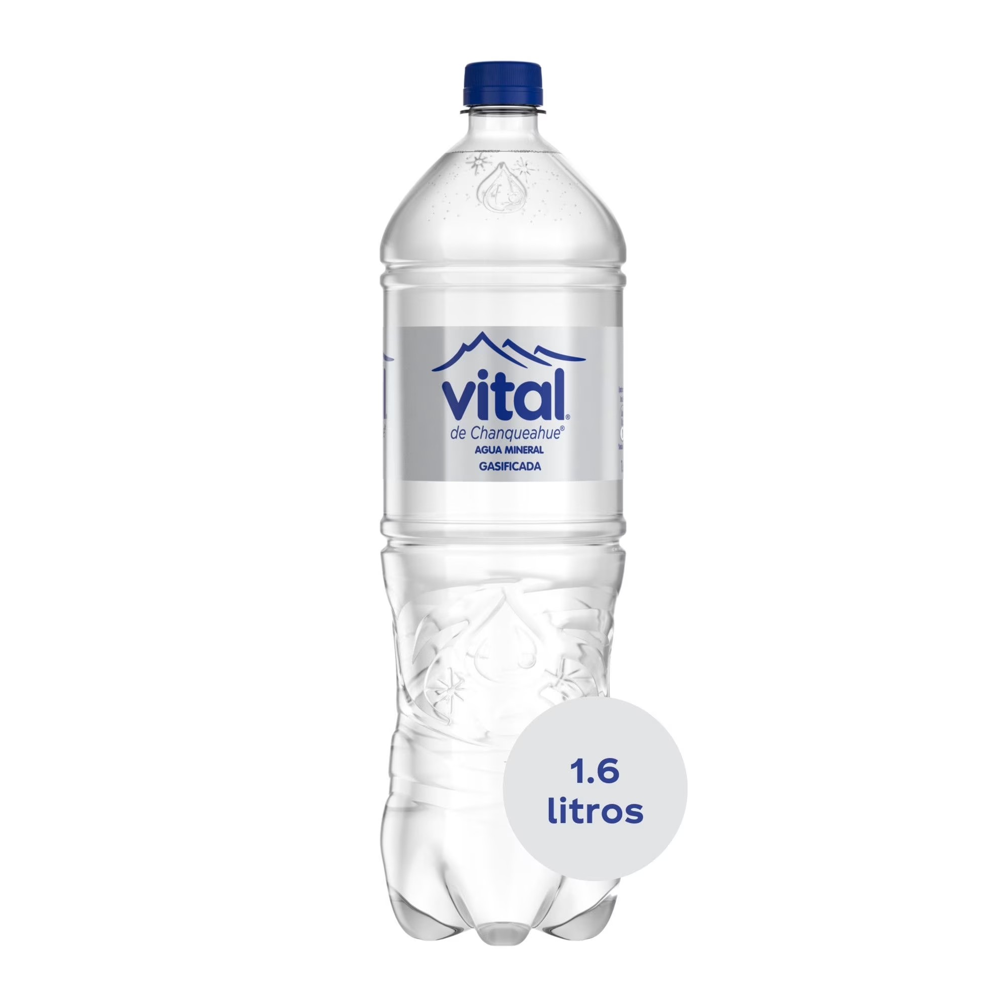 Agua con gas 1.6 lt