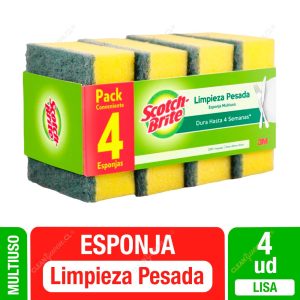 Esponjas lava loza (4 un)