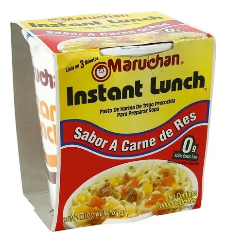 Sopa Maruchan carne res